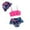 r-389Hot Pink498, variant on HAYIMI Child Summer Toddler Baby Girl's 3 Piece Swimsuits Prints Bikini Bathing Suit Briefs Girls Bikini Beach Swimwear Set Cozy Kids Swim Wear