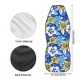 thumbnail image 6 of Jeiento Hibiscus Flowers Car Seat Covers Front Seats Only Blue High Back Driver Seat Cover Car Interior Protector Auto Bucket Seat Cover Breathable Car Mat Cover Car Accessory for SUV Truck, 1 Pack, 6 of 6