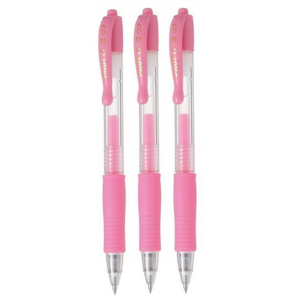 Pilot G2 Retractable Pastel Gel Ink Rollerball Pens, Fine Point 0.7mm