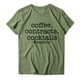 thumbnail image 2 of Gibobby Camisetas Mujer Manga Corta Camisas Tops redondos Camiseta Túnica Blusa manga impresión Casual Letras Cuello Blusa mujer(Verde,M), 2 of 3