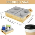 thumbnail image 2 of Couch Cup Holder Practical Sofa Cup Holder with Cell Phone Holder 5 Compartments Couch Drink Holder Removable Couch Caddy Multifunctional Couch Cup Organizer for Snacks Beverage, 2 of 10