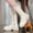 F-200White, variant on ZHOGXU Big Kids Girls Winter Boots Lace Up Side Zipper Solid Color Flat Sole Plush Fashion Warm Shoes For Casual Daily Wear Black 4-4.5 Years