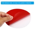 thumbnail image 4 of Uxcell 5" Round Floor Sticker Classroom Spot Marker Adhesive Waterproof Vinyl Line Up Sign Red 20 Pack, 4 of 6