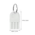thumbnail image 4 of Miangastore Rectangular Keychain Paper Towel Dispenser Key White 10Pcs 2X1X0.6In, 4 of 8