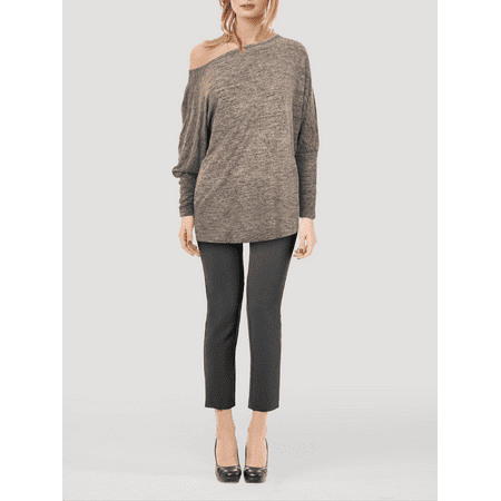 Sonja By Sonja Women's Morgan Bree Boat Neck Batwing Top