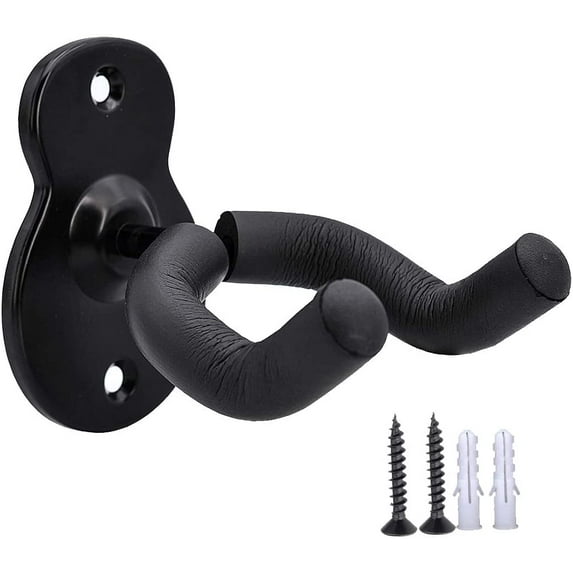 Guitar Wall Mount Hangers Holders Guitar Shape Wall Hook Stand Guitar Accessories Display Fits All Size Guitars Bass Mandolin Banjo Ukulele