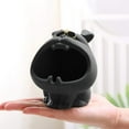 thumbnail image 4 of Cenicero de cerámica, estilo de boca abierta para perros, uso de Cenicero en interiores o exteriores, soporte para cenizas para hombres y mujeres, decoración de Cenicero para oficina en casa, 4 of 6