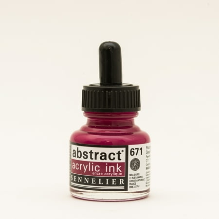 UPC: 3046451891450 | Sennelier Abstract Acrylic Ink 30ml Bottle Deep Magenta