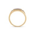 thumbnail image 3 of 10kt Yellow Gold Mens Round Diamond Square Cluster Ring 1/3 Cttw, 3 of 4