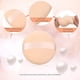 thumbnail image 2 of Dinheiro 12 Piezas de Almohadillas de Polvo de Algodón Redondas para Maquillaje con Correa, Almohadillas de Polvo Lavables para Cara Grande y Cuerpo para Polvo Mineral Suelto, 2 of 6