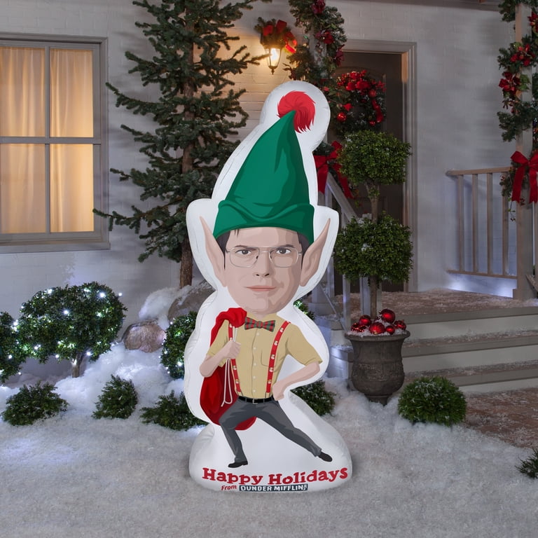 Gemmy Photorealistic Airblown Inflatable Stylized Dwight from The Office S  LG - Walmart.com