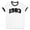 White/Black, variant on 1983 College Style Ringer Tee Shirt Unisex Medium White/Kelly Green