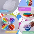 thumbnail image 3 of Silicone Split Cups 4 Pack - Multi-Channel Reusable Mixing Cups for Acrylic Pouring, Resin Art, and Craft Projects, 3 of 5