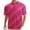 Hot Pink, variant on FhsagQ Men's Shirts Men's Shirts Tops Super Fit Xl Men Europe and America Large Lapel Short Sleeve Summer Fashion Print Men Shirts Tops 10 Mens Shirts Low Rise Tops Super Fit XXL