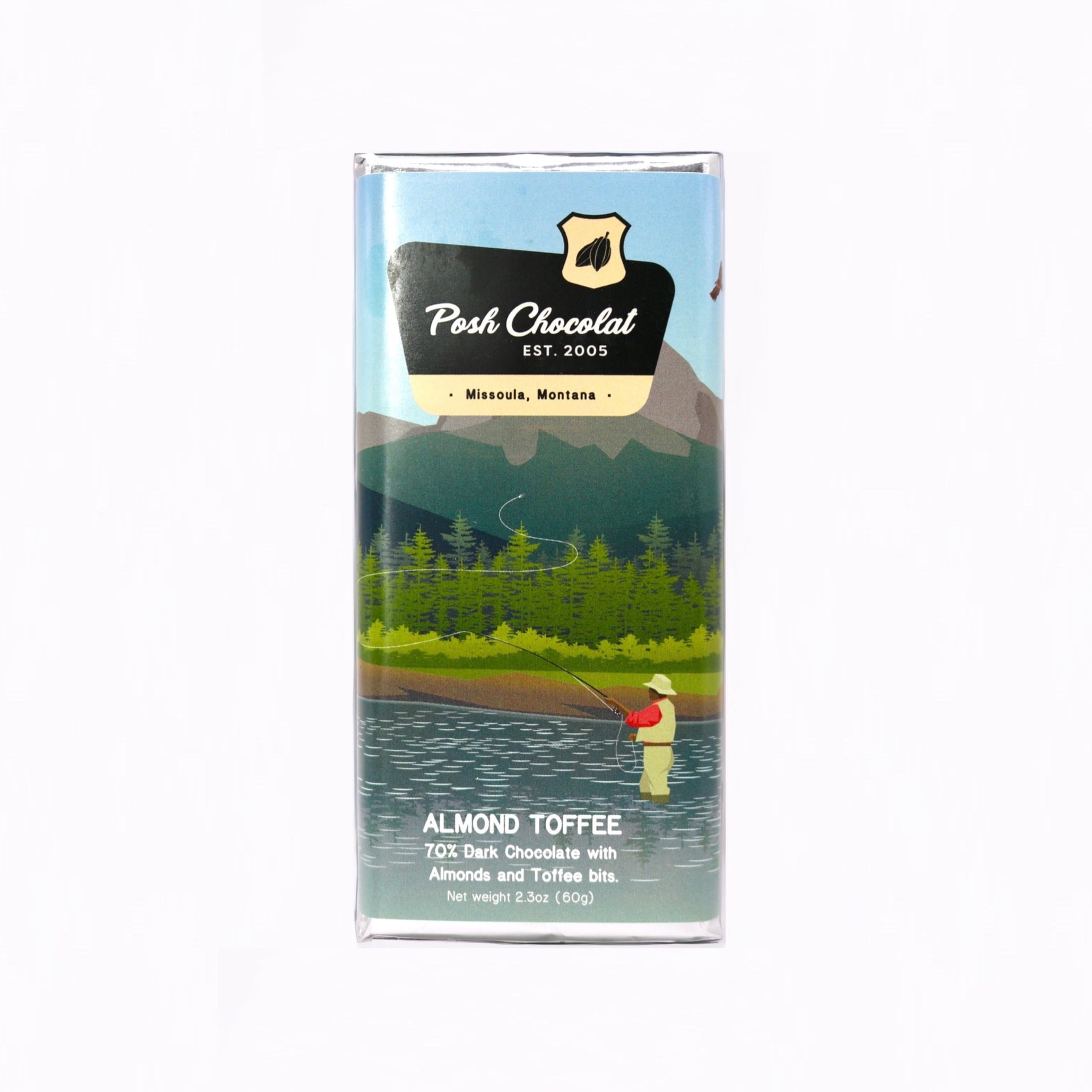 Posh Chocolat National Park Chocolate Bars, 8-Pack, 19oz