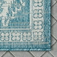 thumbnail image 4 of Well Woven Lia Delphi Oriental Persian Blue 7'10" x 10'6" Indoor/Outdoor Area Rug, 4 of 7