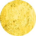 thumbnail image 1 of Ahgly Company Indoor Round Abstract Yellow Contemporary Area Rugs, 8' Round, 1 of 4