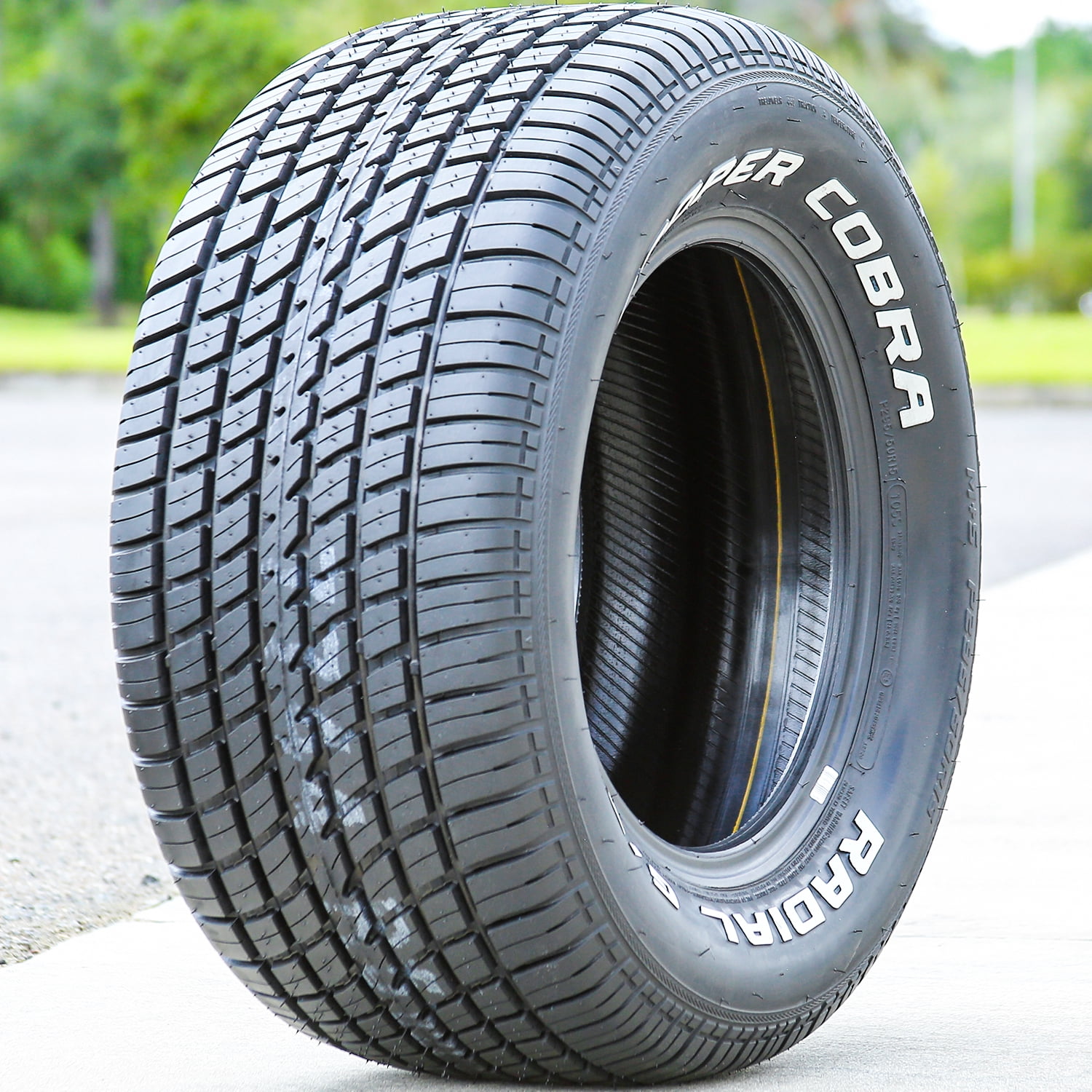 Set of 4 Cooper Cobra Radial G/T 295/50R15 105S a/s All Season Tires