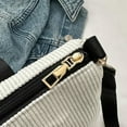 thumbnail image 3 of Kukuzhu Women’s Corduroy Tote Handbags Fashion Satchel Shoulder Hobo Bag Purse Casual Zipper Messenger Bag for Travel Work, 3 of 7