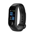thumbnail image 1 of Bluetooth IP67 Impermeable Frecuencia cardíaca Presión arterial 0.96 "Pantalla IPS Reloj de pulsera inteligente Pulsera deportiva Sweethay  DZ6262-01, 1 of 2