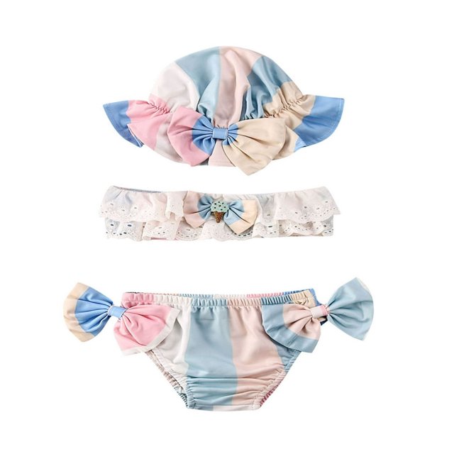 Newborn Girl Summer Bat Swimwear Beach Bikini