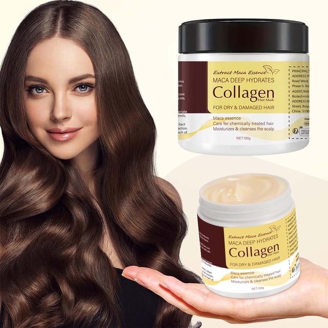 Professional Protein Hair Mask Tratamiento 100g Mascarilla Reparadora de Acondicionamiento Profundo para Cabello Seco, Dañado y Encrespado - Cuidado Capilar Hidratante Intensivo Suavizante con 15-20