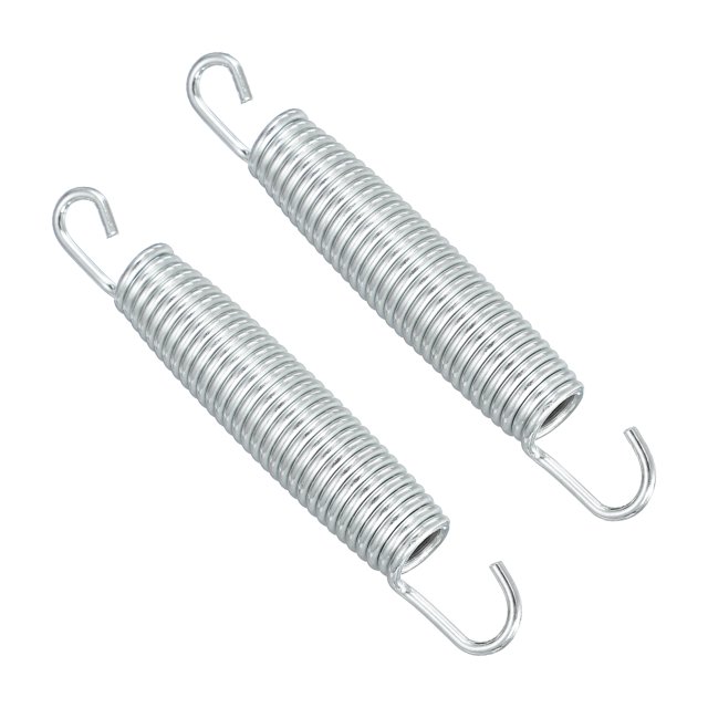 Uxcell Ressorts pour Trampolines, 2 Pcs et Acier au Carbone et Ressort d'Extension pour Rebondisseur de Mise en Forme de 5,8 Pouces, Accessoires de Remplacement Robustes pour Trampolines Universels