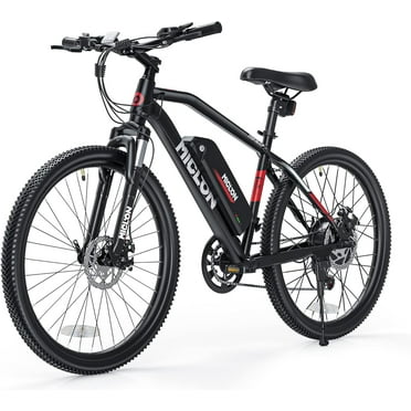 MICLON Cybertrack 300 27.5" Electric Bike, 2X Faster Charge, 500W Ebike, 20MPH Electric Mountain Bike, 48V 10.4Ah Removable Battery, Shimano 21S Gears, Suspension Fork