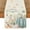 Blue, variant on Smile Hello Pumpkin Floral Maple Leaves Fall Table Runner 13 x 72 Blue