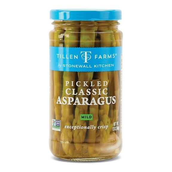 Tillen Farms Mild Pickled Asparagus, 12 KKS1 oz