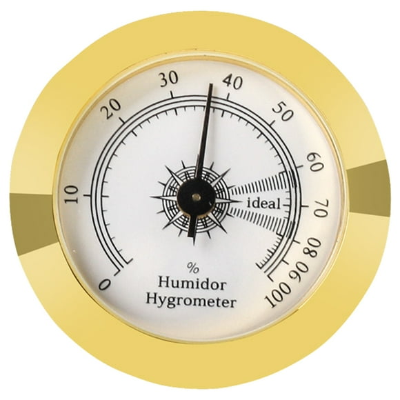 Mechanical Cigar Hygrometer Round Hygrometer For Cigar Humidor Cigar Box Accessory
