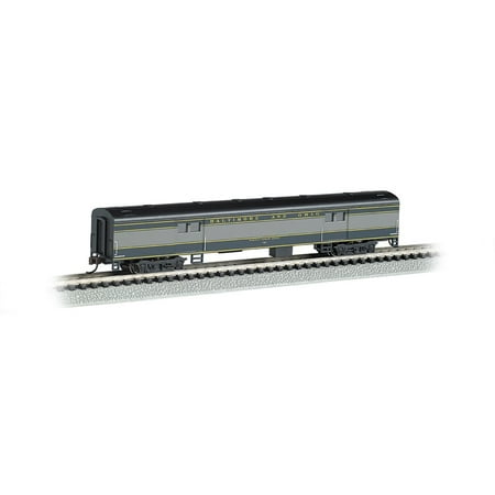 Bachmann 14453 N Scale Baltimore & Ohio - 72ft Smooth-Sided Baggage Car