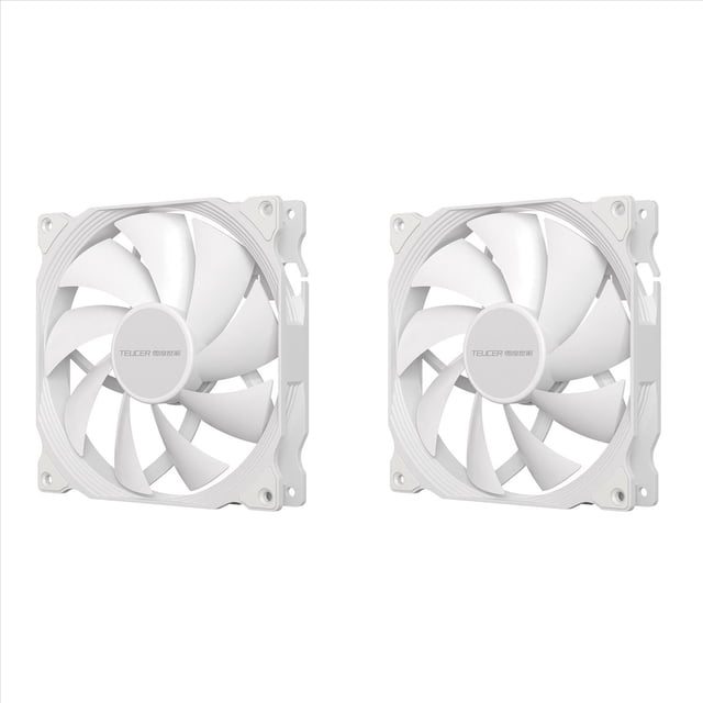 2X AF14025 Ventilador de Refrigeración para PC 4PIN PWM 140 mm Caja de Computadora de Enfriamiento Ventilador Bajo Ruido PC Gamer CPU Enfriador