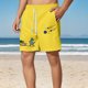 thumbnail image 1 of WILLBEST Pantalones Cortos para Hombre, Informales, con Estampado de Dinosaurio, de Verano, Cómodos, Holgados, Unisex, de 5 Pulgadas, para Uso Diario, Deportes y Actividades Al Aire Libre., 1 of 4