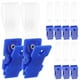 thumbnail image 5 of BRIGHTFUFU 100 clips para credenciales con correas transparentes para tarjetas de identificación, pequeños porta credenciales, clips de plástico para credenciales., 5 of 8