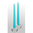 thumbnail image 3 of Hyoola 10" Turquoise Dripless European Made Taper Candles, Unscented Paraffin Wax with Cotton Wicks, 12-Pack, 3 of 5
