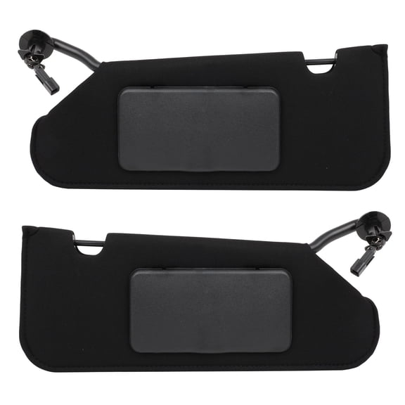 cciyu Black Windshield Sun Visor Mirror Left & Right sides Replacement fit for 2005-2013 for Chevrolet Corvette