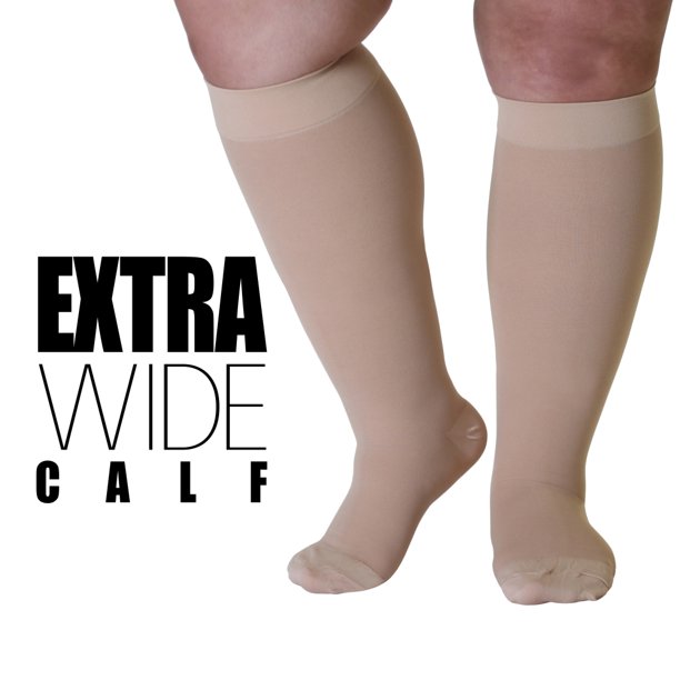 Mojo Compression Socks 2030mmHg Firm Support Beige 3XL Closed Toe