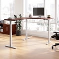 thumbnail image 1 of Move 60 Series 60W L Shaped Standing Desk in Hansen Cherry - Engineered Wood, 1 of 7