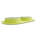 thumbnail image 2 of Messy Mutts Stainless Steel Dog Feeder with Non-Slip Silicone Base, X-Large, 2 of 2