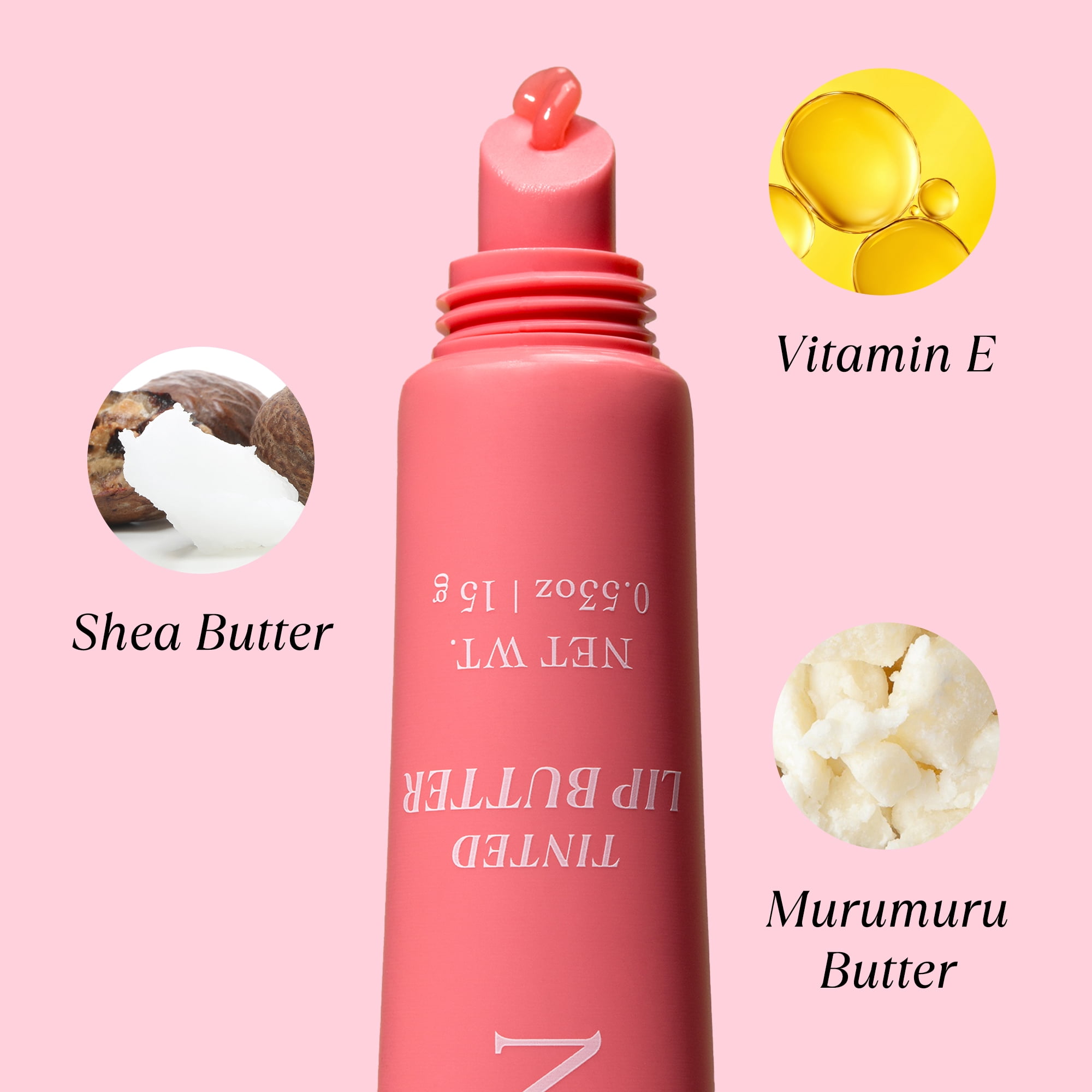 NatureWell Tinted Lip Butter, Pink Velvet, 0.53 oz