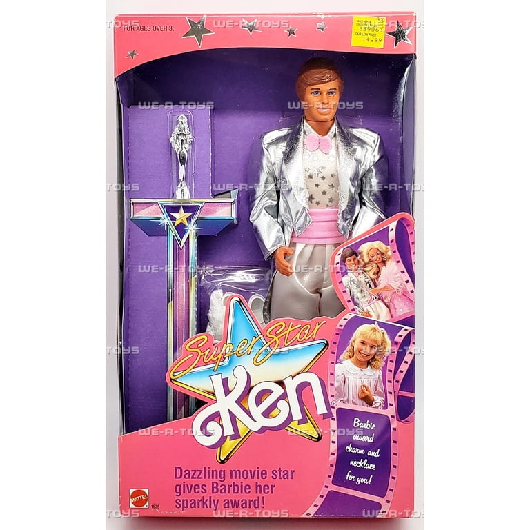 Barbie Super Star Ken Doll 1988 Mattel 1535 - Walmart.com