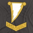 thumbnail image 2 of JLA Shazam Women's T Shirt, Charcoal, 2X-Large, 2 of 6