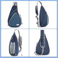 thumbnail image 2 of ZOMAKE 13L Bolsa Bandolera para Mujeres y Hombres - Mochila Bandolera Cruzada Pequeña - Mini Bandolera Bolsa de Pecho Antirrobo para Senderismo, 2 of 7