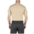 thumbnail image 2 of 5.11 Work Gear Men's Utili-T Crew Neck Shirt, Short Sleeves, Cotton Fabric, Pack of 3, ACU Tan, 2X-Large, Style 40016, 2 of 5
