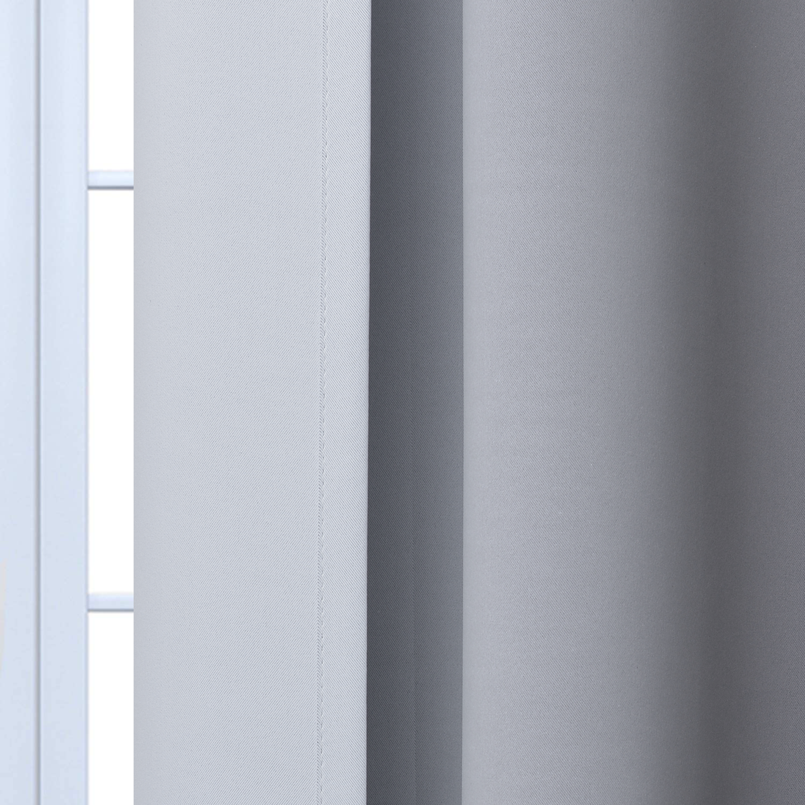 Yakamok Ombre Blackout Curtains 2 Panels, 52x84 inches, Black photo 6