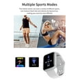 thumbnail image 4 of Waterproof Bluetooth Smart Watch Phone Mate Heart Rate Monitor For iOS Android, White, 4 of 7