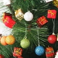 thumbnail image 6 of 12pcs Christmas Baubles Glitter Chic Round Christmas Balls Ornament New Year Christmas Tree Decorations, 6 of 8
