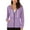 Purple, variant on Posijego Womens Fleece Lined Jackets S-3XL Winter Sherpa Long Sleeve Zip up Hoodies Plus Size Warm Casual Coats