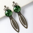 thumbnail image 3 of St. Patrick's Day Vintage Copper Crown-Shaped Bookmarks: Stainless Steel Material for Book Lovers and Readers - Set of 2 Bookmarks, 3 of 5